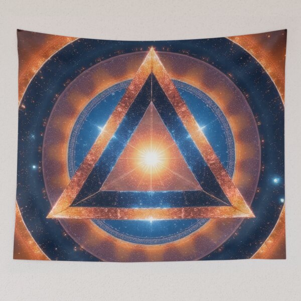 Item preview, Cosmic geometry: Triangle in the universe designed and sold by Mianku | Für das Leben.