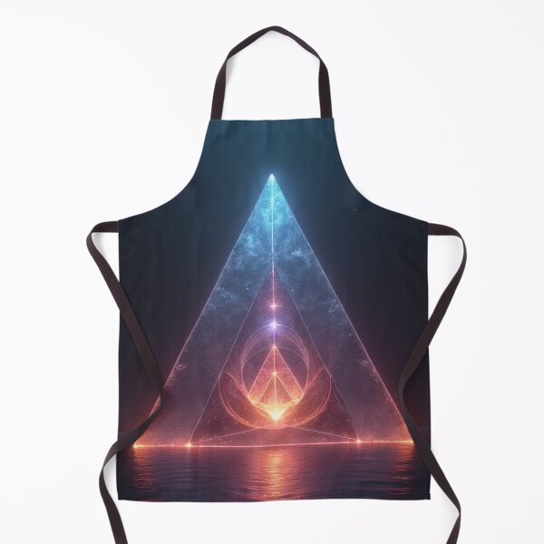 Item preview, Luminous pyramid above calm water designed and sold by Mianku | Für das Leben.