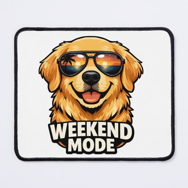 Item preview, Cool Pup Weekend Mode designed and sold by BluebubbleTeashop.