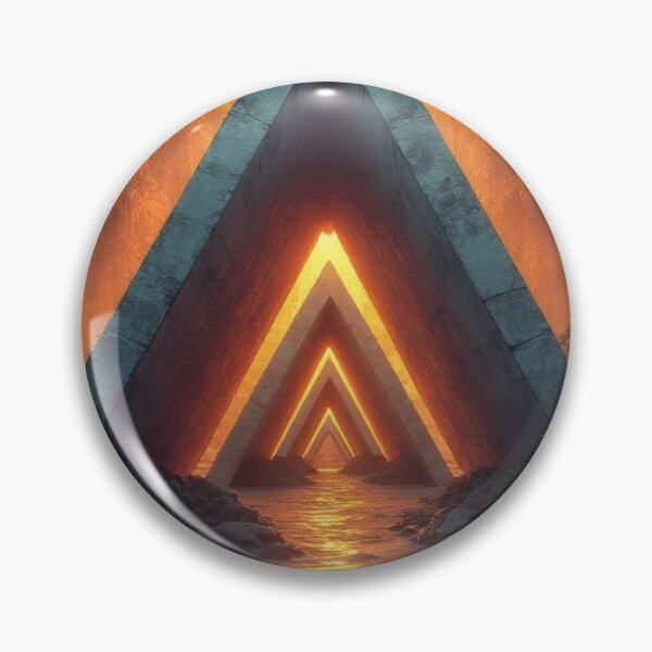 Item preview, Geometric tunnels in the golden forest light designed and sold by Mianku | Für das Leben.