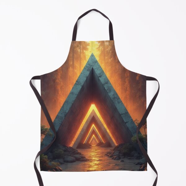 Item preview, Geometric tunnels in the golden forest light designed and sold by Mianku | Für das Leben.