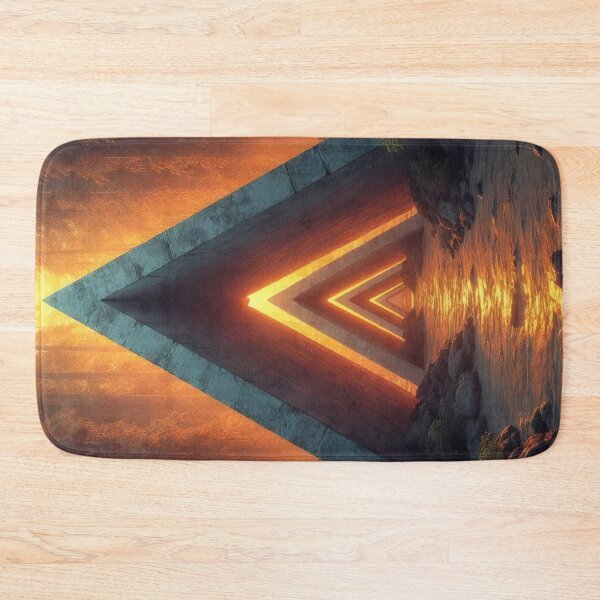 Item preview, Geometric tunnels in the golden forest light designed and sold by Mianku | Für das Leben.
