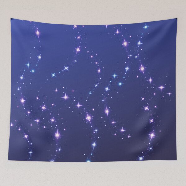 Item preview, Magical Starry Night Sky  Aesthetic Cosmic Background Art designed and sold by digitalvibe4u.