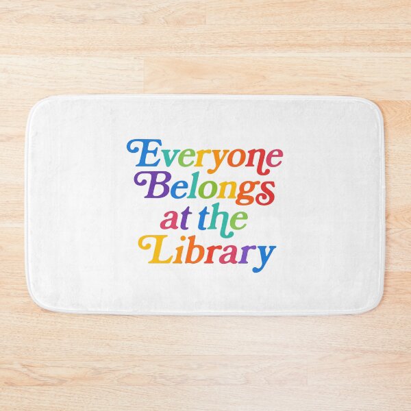 Item preview, Everyone belongs at the library Read Banned Books Banned Books Week Shirt, Banned Books Shirt, Books Save Lives, Support Public Libraries designed and sold by gunaone-design.
