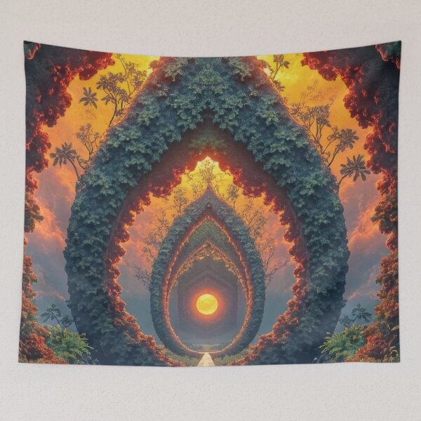 Item preview, Path to the Sun in the Forest Portal designed and sold by Mianku | Für das Leben.