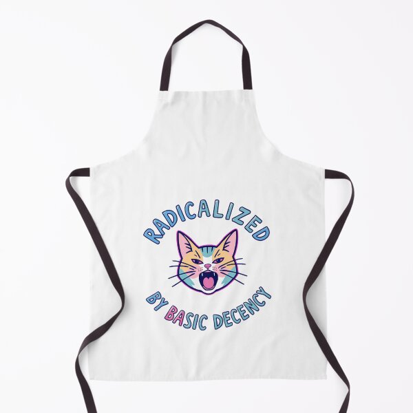 Item preview, Radicalized By Basic Decency Inspires Social Justice Voices Everywhere Cat kitten lovers designed and sold by SkeletonsDanger.