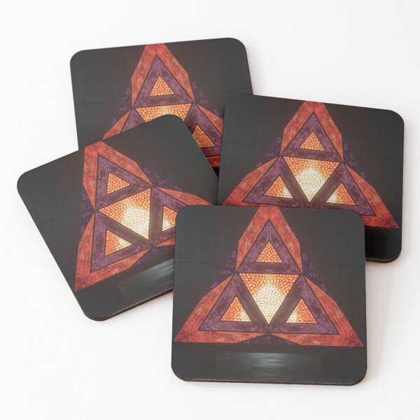 Item preview, Luminous triangular structure in a dark room designed and sold by Mianku | Für das Leben.
