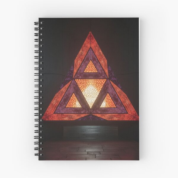 Item preview, Luminous triangular structure in a dark room designed and sold by Mianku | Für das Leben.