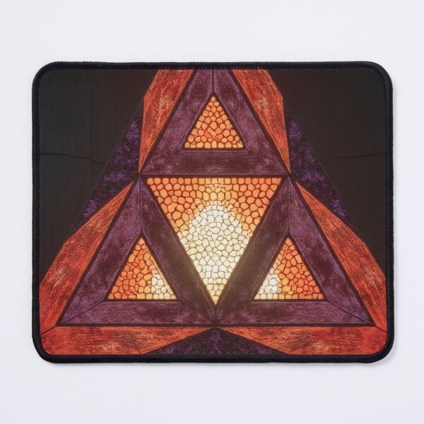 Item preview, Luminous triangular structure in a dark room designed and sold by Mianku | Für das Leben.
