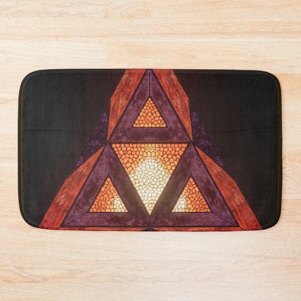 Item preview, Luminous triangular structure in a dark room designed and sold by Mianku | Für das Leben.