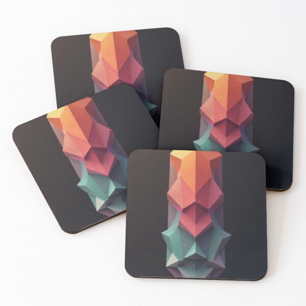 Item preview, Abstract artwork with geometric color gradients designed and sold by Mianku | Für das Leben.