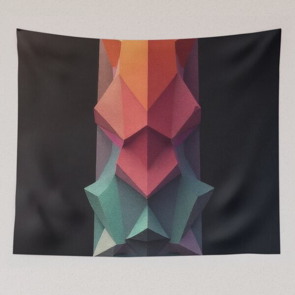 Item preview, Abstract artwork with geometric color gradients designed and sold by Mianku | Für das Leben.