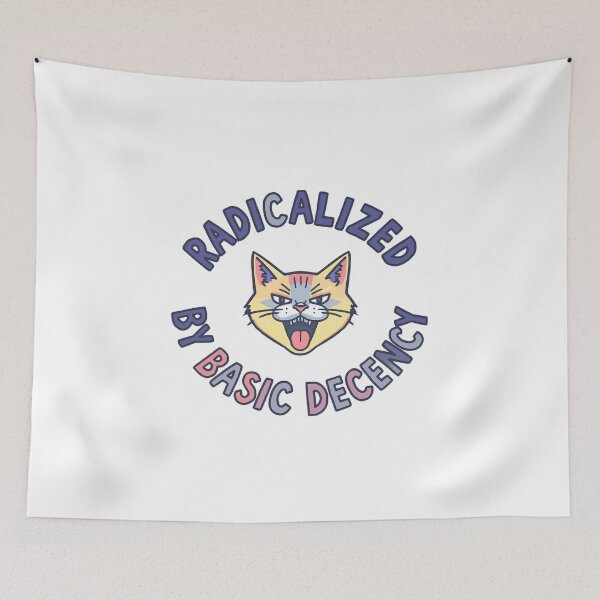 Item preview, Radicalized By Basic Decency Fuels Equality Movement Across Communities designed and sold by SkeletonsDanger.