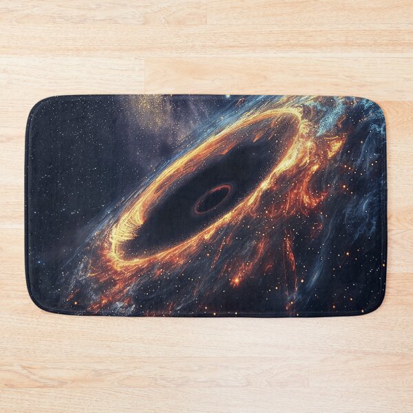 Item preview, Black Hole Accretion Disk - Cosmic Artwork designed and sold by QuantumDrift.