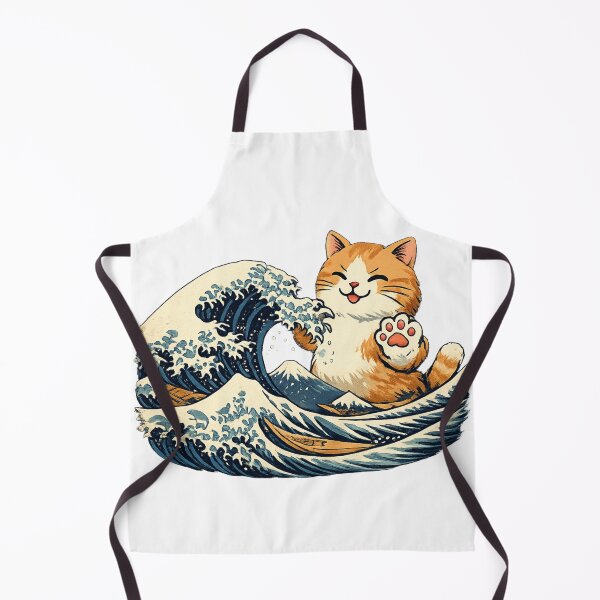 Item preview, Japanese Wave Cat designed and sold by BluebubbleTeashop.