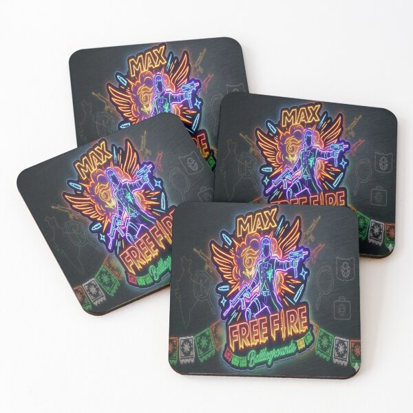Item preview, Max Free Fire Battle Royale Legend - Cyberpunk Neon Art designed and sold by Super beautiful art.