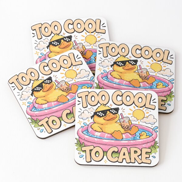 Item preview, Too Cool To Care designed and sold by BluebubbleTeashop.