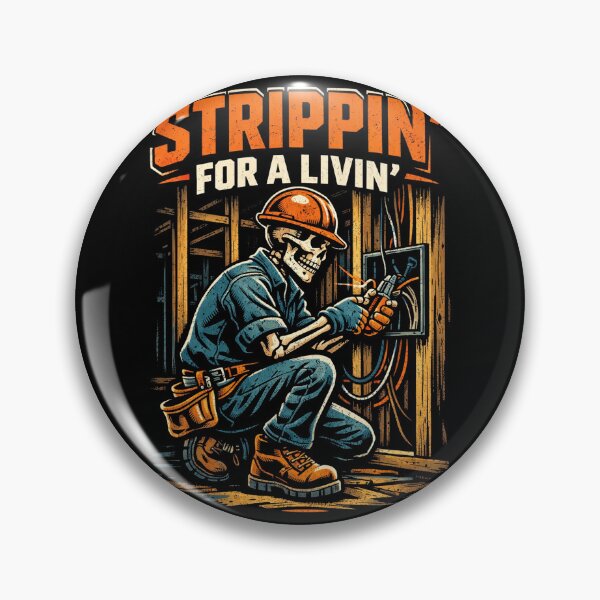 Item preview, Trippin' for A Livin' Funny Skeleton Electrician Lover designed and sold by will freed18.