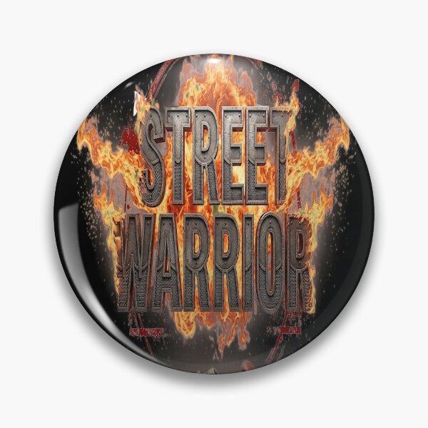 Item preview, Street Warrior Fire Typography | Urban Fighter Explosion Design designed and sold by Mysterious Shop.