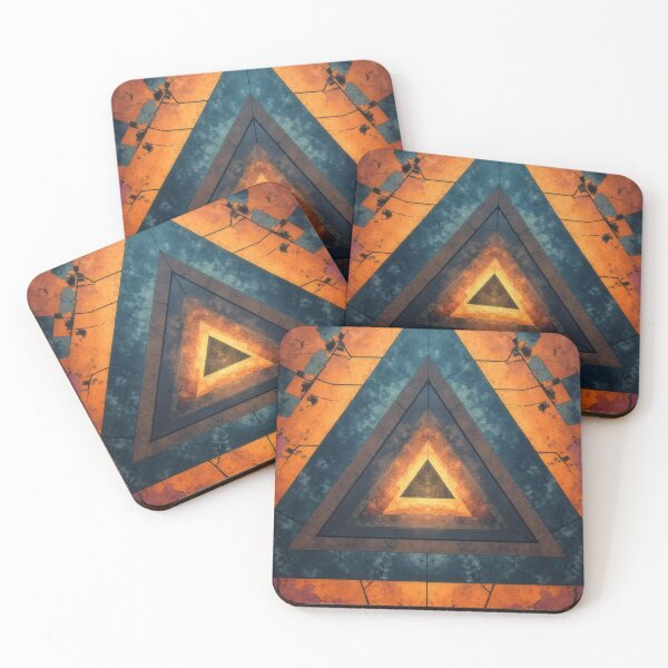 Item preview, Abstract triangular pattern with earthy color nuances designed and sold by Mianku | Für das Leben.