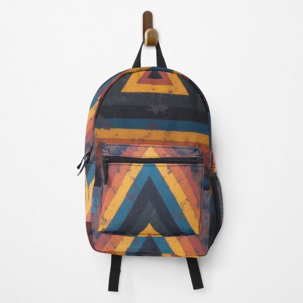Item preview, Colorful triangles in concentric layers and textures designed and sold by Mianku | Für das Leben.