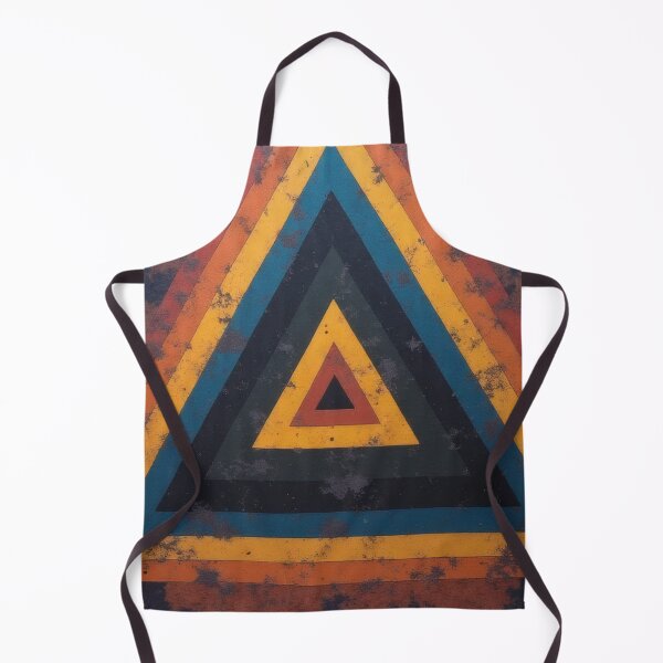 Item preview, Colorful triangles in concentric layers and textures designed and sold by Mianku | Für das Leben.