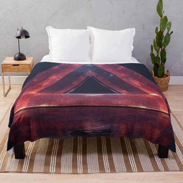 Item preview, Symmetrical red triangular frame over dark water designed and sold by Mianku | Für das Leben.