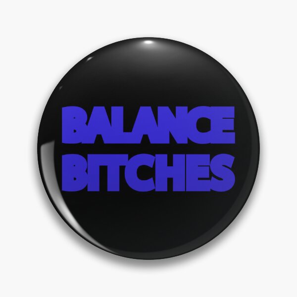 Item preview, Sarcastic Blue Triple Balance Typography designed and sold by LekkieStudioArt.