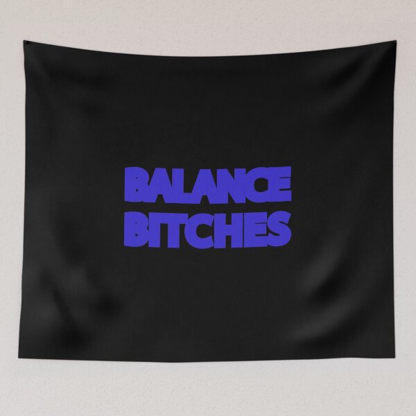 Item preview, Sarcastic Blue Triple Balance Typography designed and sold by LekkieStudioArt.