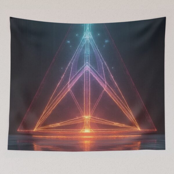 Item preview, Luminous pyramid at the edge of the water designed and sold by Mianku | Für das Leben.