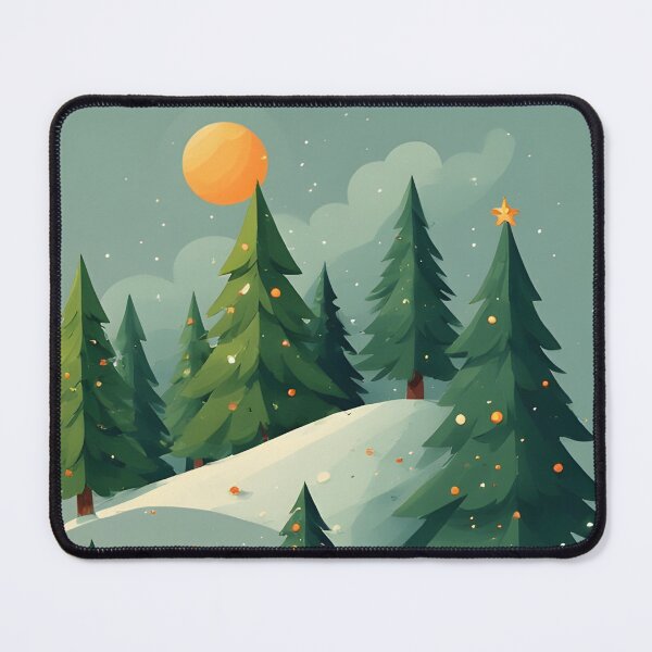 Item preview, Winter Christmas trees in the snowy hills designed and sold by Mianku | Für das Leben.