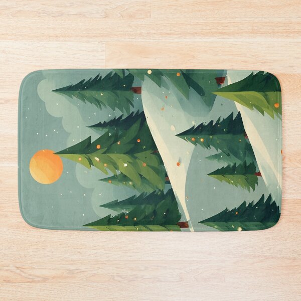 Item preview, Winter Christmas trees in the snowy hills designed and sold by Mianku | Für das Leben.