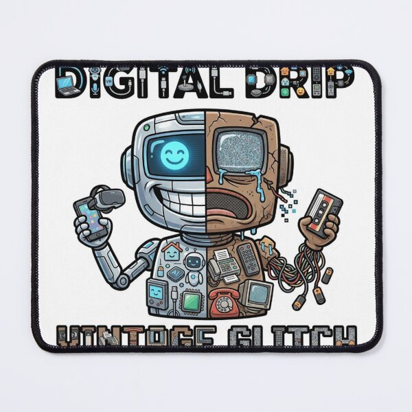 Item preview, DIGITAL DRIP / VINTAGE GLITCH designed and sold by Imaginarium of Chaos falcon88 .