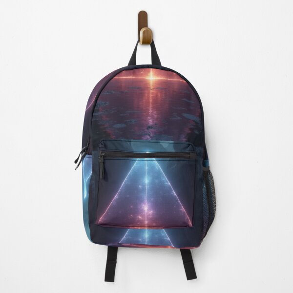 Item preview, Luminous triangular structure above dark water designed and sold by Mianku | Für das Leben.