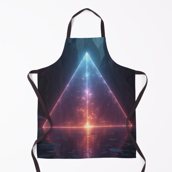 Item preview, Luminous triangular structure above dark water designed and sold by Mianku | Für das Leben.