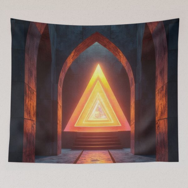 Item preview, Mystical portal: Triangle in stone architecture designed and sold by Mianku | Für das Leben.
