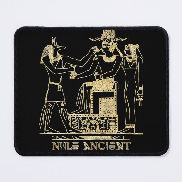 Item preview, Ancient Egypt Gods Ceremony — Osiris Anubis Isis Gold Art | Nile Ancient designed and sold by NileAncient.