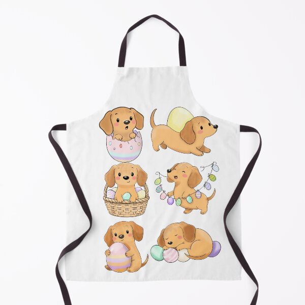 Item preview, Easter Dachshund Puppies With Pastel Eggs designed and sold by iPrintPaws.