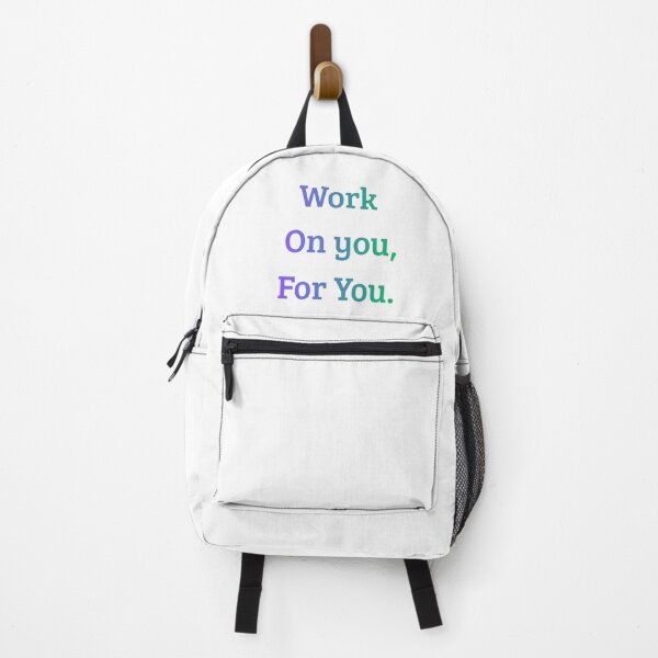 Artikelvorschau, Work On You, For You – Self Growth Minimalist Quote Design entworfen und verkauft von iccdesignsshop.