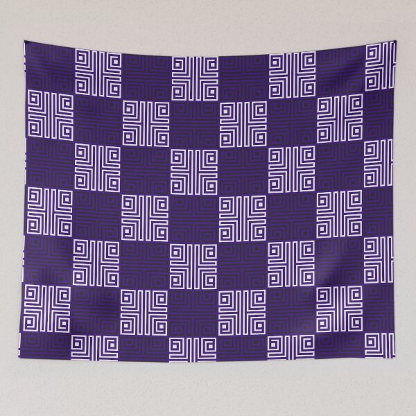 Item preview, Purple Afrocentric Totemic Symmetry - Ethnic Polynesian Aztec  - Birthday Gifts For Dad designed and sold by RoyalStarsPatts.