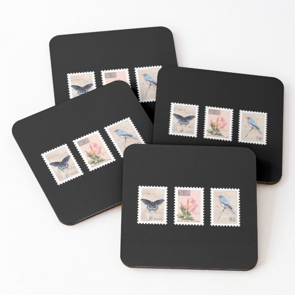 Item preview, Vintage Flora And Fauna Postage Stamps designed and sold by ikgrnzmpb88.