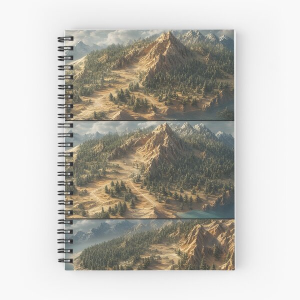 Item preview, Majestic mountain landscapes by the coastal forest designed and sold by Mianku | Für das Leben.