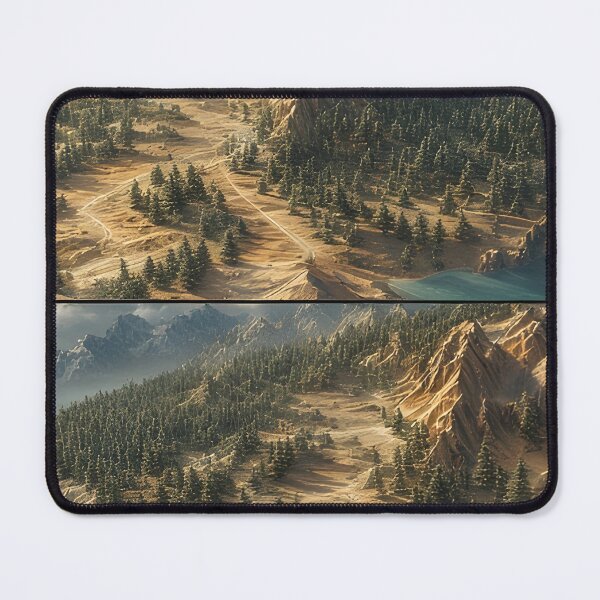 Item preview, Majestic mountain landscapes by the coastal forest designed and sold by Mianku | Für das Leben.