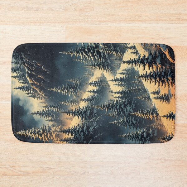 Item preview, Snow-covered forest in the golden evening light designed and sold by Mianku | Für das Leben.