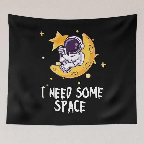 Item preview, I Need Some Space – Cute Astronaut Relaxing on the Moon Funny Space Design designed and sold by Karim-Karem.