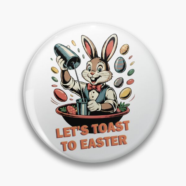 Item preview, Funny Easter Bunny Cocktail Design designed and sold by Art-Arcade6.