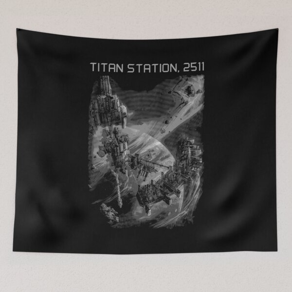 Item preview, Sprawl Titan Station Dead Space 2 designed and sold by Power Up Prints.