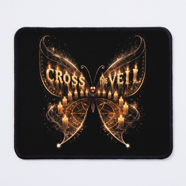Item preview, CROSS THE VEIL Gothic Ritual Butterfly – Occult Aesthetic designed and sold by printedartgoods.