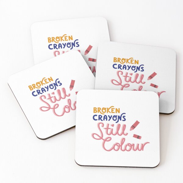 Item preview, broken crayons still colour designed and sold by indie cottage.