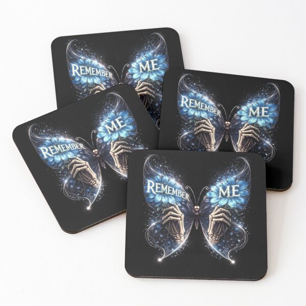 Item preview, REMEMBER ME Gothic Skeleton Butterfly – Dark Floral Aesthetic designed and sold by printedartgoods.